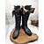 voordelige Schoenen-Middeleeuws Renaissance Schoenen Kniehoge laarzen Platte jazzlaarzen Piraat Viking Kruisvaarder Kostuum Voor heren Keltisch Piraat Halloween Maskerade Prestatie Feesten &amp; Uitgaan LARP Volwassenen