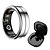 ieftine Accesorii Cameră-inel inteligent cu control tactil pentru iPhone Android – tracker de fitness, contor de pași, mod sport, rezistent la apă, încărcare magnetică, inel de sincronizare cu aplicația