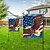 abordables Drapeaux et banderoles de jardin-Drapeau de jardin du 4 juillet jour de l'indépendance drapeaux de jardin 12 x 18 pouces petits drapeaux de jardin pour l'extérieur drapeaux extérieurs drapeaux de jardin de vacances pour toutes les