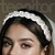 abordables Accesorios para el peinado del cabello-1 diadema con cuentas de diamantes de imitación, bandas elásticas para el cabello para mujeres y niñas, accesorios para el cabello de 20 a 26,8 pulgadas, multicolor