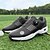 preiswerte Herren Golfschuhe-Weiß-blaue Golfschuhe für Herren mit atmungsaktivem Mesh-Obermaterial – erstklassiger Komfort und Stabilität für Golfbegeisterte