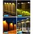 abordables Luces de camino y linternas-Luces solares para vallas, luces de pared para exteriores, 9 LED, súper brillantes, impermeables, inalámbricas, de seguridad para jardín, pared, patio y terraza.