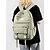 baratos Mochilas de Faculdade-Mochila de nylon impermeável cor macaroon da moda feminina, grande capacidade, vários compartimentos, design durável, alças ajustáveis, adequada para escola, faculdade e uso diário