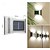 cheap Outdoor Wall Lights-Solar Wall Lights Outdoor Stainless 6LED Waterproof Wall Lamp for Balcony Patio Courtyards Fence Lamps Nighttime Decor Easy Instal Garden Decor Solar Outdoor Wall Light