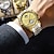 abordables Relojes mecánicos-Reloj de lujo con tourbillon hueco para hombre, resistente al agua, luminoso, mecánico, automático, con fecha y semana, de acero inoxidable.