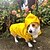 baratos capa de chuva-Capa de chuva impermeável para cachorro, poncho com capuz, capa de chuva para animais de estimação com furo para guia para cães pequenos, médios e grandes