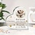 preiswerte Erinnerungsgeschenk-Personalisierte Gedenktafel für Haustiere aus Acryl in Herzform, individueller Hundefotoblock und Pfotenabdruck als Andenken, Beileidsgeschenk bei Verlust eines Haustiers, Tischdekoration für