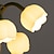 preiswerte Wandleuchten-5-flammige Maiglöckchen-Wandleuchte, grüne Glockenblumen-Wandleuchte mit Milchglasschirmen, Bauernhaus-Wandlampe für Schlafzimmer, Wohnzimmer, Flur