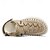 abordables Sandalias de Vacaciones-Zapatillas deportivas para hombre en color beige y tostado, con parte superior de punto y suela flexible para actividades al aire libre y uso diario.