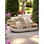 economico Infradito da Vacanza-sandali infradito intrecciati blu boho da donna – pantofole etniche con plateau per vacanze al mare e outfit estivi casual