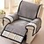 halpa Lepotuolit ja recliner-tuolit-1 sarja/4 osaa lepotuolin päällisiä, yksivärinen, geometrinen jacquard-kuvioinen, polaarinen fleecepäällinen