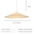 economico Design di Tamburo e Cono-Lampadario a sospensione a LED in tessuto, 50/60/80 cm, lampada da soffitto a testa singola per loft, bar, soggiorno, sala da pranzo