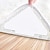 voordelige Woonbenodigdheden-4 stuks tapijttape, antislip tapijtpads voor hardhouten vloeren en tegels, herbruikbare tapijttape voor vloerkleden, dubbelzijdige klevende tapijtstickers houden hoeken plat