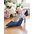 billige Cocktail-Dame satin slingback peep-toe hæle med elegant sløjfe - stilfulde hæle til cocktailparties og aftentøj
