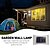 cheap Outdoor Wall Lights-Solar Wall Lights Outdoor Stainless 6LED Waterproof Wall Lamp for Balcony Patio Courtyards Fence Lamps Nighttime Decor Easy Instal Garden Decor Solar Outdoor Wall Light