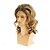 abordables Perruque homme-Perruque homme cheveux courts bouclés blonds duveteux synthétiques naturels déguisement Halloween cosplay perruque blonde mélangée brune