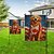 abordables Drapeaux et banderoles de jardin-Drapeau de Jardin Patriote Pour la Fête du Canada O Canada Décorations de Jardin Bannières Signes Levez les Coudes Canada