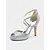 preiswerte Cocktail-Elfenbeinfarbene Slingback-Pumps aus Satin für Damen mit offener Spitze und Stilettoabsatz – elegante Cocktail-Partyschuhe für besondere Anlässe