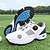 preiswerte Herren Golfschuhe-Weiß-blaue Golfschuhe für Herren mit atmungsaktivem Mesh-Obermaterial – erstklassiger Komfort und Stabilität für Golfbegeisterte