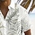 halpa Trooppiset kasvit-Miesten Palmu lehtiä Trooppiset kasvit Havaiji paita Button Up paita Havaijilaispaita Lyhythihainen Havaijilainen Pyhäpäivä Ranta-asut Kesä Kevät Sänkyjen avaus 3D-tulostus kauluspaidat Edessä yksi