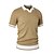 abordables Polo classique pour homme-Homme Polo Pull polo en tricot Affaires Occasionnel Col en V Manche Courte Formel Bloc de Couleur Nouveauté Été Toutes saisons Noir Blanche Kaki Vert Véronèse Polo