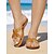baratos Sandálias de Férias-sandálias femininas estilo boho com contas em formato de estrela do mar – chinelos de praia artesanais para férias de verão e uso em resorts