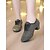 voordelige Latin dansschoenen-Witte mesh latin dansschoenen voor dames met lage, stevige hakken en fonkelende strass-steentjes - ademende professionele ballroomschoenen voor artiesten en wedstrijden