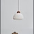 billige Øylys-LED-pendellampe i marmor med metallfinish, justerbare mini-keramiske pendellamper for kjøkken over vask, spisestue, varmhvit, 110–220 V-pære inkludert