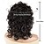 voordelige Historische pruiken-1970s Schouder Lengte Synthetische Haar Wig voor Vrouwen Mix Bruin Golvend Krullende Wig met Pony Dikke Bounce Chocolade Bruin Haar Vervangingswig Kostuum Feest Dagelijks Gebruik Halloween Wigs