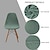 abordables Funda para silla de comedor-Funda para silla de comedor Century Modern Shell, funda para silla de tela polar para el hogar, fundas elásticas para asiento de silla.