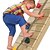 preiswerte Aktivität im Freien-Kinder Kunststoff Faust Rock Vier Knoten Kletterseil Set Kindergarten Spielplatz Gymnasium Klettern Unterhaltungsgeräte