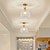 cheap Flush Mounts &amp; Semi Flush Mounts-Modern Crystal Ceiling Light Anti-Corrosion and Anti-Rust Lamp Body Metal E27 Base Semi HangingFlush Mount Chandelier Hall,Bedroom LED Ceiling Light Fixtures 110-240V