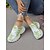 economico Per le donne-Sneakers Flyknit da donna con stampa a farfalla blu: scarpe da ginnastica leggere e alla moda per passeggiate, uscite informali e viaggi