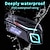 voordelige Motorhelm headsets-K80 motorhelm bluetooth headset met led-verlichting, FM-radio, spraakassistent, 40 uur batterijduur, IPX8 waterdicht, CVC ruisonderdrukking, draadloze intercom voor het rijden