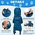 cheap Raincoat-Dog RaincoatWaterproof Rain Poncho with Hoodie High Reflective Pet Rain Jacket with Leash Hole for Small and Medium Dogs