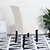 preiswerte Esszimmerstuhl-Abdeckung-2 Stück Stretch-Esszimmerstuhl-Bezüge, Schonbezug für Esszimmerpartys, elastischer Anti-Staub-Sitzbezug für Hotel, Büro, Zeremonie, Bankett, Hochzeitsfeier