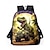 cheap Kids &amp; Teen Backpacks-Kids' 3-Piece Dinosaur Backpack Set with Lunch Bag and Pencil Case, T-Rex Print, Lightweight School Bag for Boys, Girls and Elementary Students