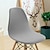 abordables Funda para silla de comedor-Funda para silla de comedor Century Modern Shell, funda para silla de tela polar para el hogar, fundas elásticas para asiento de silla.