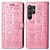 baratos Capa Samsung-telefone Capinha Para Samsung Galaxy S25 Ultra S24 S23 S22 S21 Ultra Plus S24 FE A55 A35 A25 A15 5G Capa para Cartão Wallet Capa articulada com pulseira Antichoque Gato Cachorro TPU Couro PU