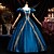 abordables Robes-ancien Rococo Renaissance Maxi Robe Normal Juliette Princesse Mariée Plissé Volanté Princesse Col rond Déguisement Femmes Halloween Carnaval Mascarade Soirée Halloween Performance Adultes
