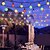 cheap Solar String Lights-1 Pc Outdoor Solar String Lights Waterproof Bubble Ball Light 12M-100 LED Beads Courtyard Garden Lawn Terrace Balcony Villa Halloween  Festival Wedding Decoration Light String 8 Functions