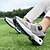 preiswerte Herren Golfschuhe-Weiß-blaue Golfschuhe für Herren mit atmungsaktivem Mesh-Obermaterial – erstklassiger Komfort und Stabilität für Golfbegeisterte