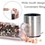 abordables Utensilios de cocina y gadgets-Juego de molinillo de sal y pimienta de acero inoxidable 2 en 1, molinillo de sal y pimienta de doble cabezal, molinillo manual de sal y pimienta, molinillo de sal, molinillo de sal marina recargable,