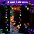 cheap LED String Lights-7m String Lights 50 LEDs EL 5mm 1Set Mounting Bracket 1 set RGB Holiday Lights Solar Creative Outdoor Solar Powered