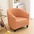 abordables Cubierta de sillón y silla sin brazo-Funda geométrica para sillón de club, funda para sillón de bañera, protector antideslizante para muebles con base elástica, funda de sofá súper suave para mostrador de bar de hotel y sala de estar.