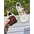 economico Ballerine da donna-Comode scarpe basse Mary Jane da donna con punta larga e ritagli floreali – scarpe casual a piedi nudi con suola morbida per donna – ideali per brunch, mercati agricoli e tempo libero all&#039;aria aperta
