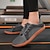 cheap Casual Sneakers-Men's Gray Knit Sneakers with Orange Sole – Breathable Lightweight Casual Shoes for Daily Commutes, Walking and Outdoor Activities