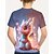 tanie 3D zwierzęta dla chłopca-Dla chłopców 3D Dinozaur Podkoszulek T-shirt Krótki rękaw Lato Wiosna Moda Podstawowy Dzieci 4-12 lat Półgolf Na zewnątrz Codzienny Regularny
