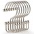 cheap Shower Curtains-Shower Curtain Hooks, 12 Pcs Shower Curtain Rings, Durable Rust Proof Black Shower Curtain Hooks, Shower Rings for Curtain, Double Glide Shower Curtain Hooks for Shower Curtain Rods
