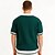 abordables Polo classique pour homme-Homme Polo Pull polo en tricot Affaires Occasionnel Col en V Manche Courte Formel Bloc de Couleur Nouveauté Été Toutes saisons Noir Blanche Kaki Vert Véronèse Polo